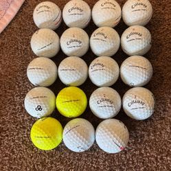 22 Mint Or 5A Callaway Chrome Tour Golf Balls