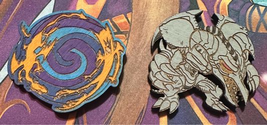 Yugioh duel monster wooden magnets