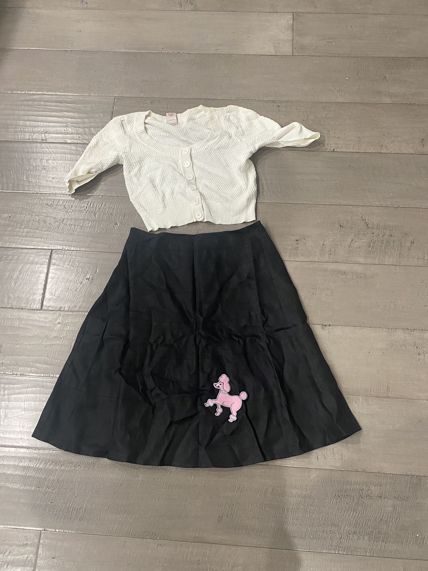 Womens 50’s Poodle Dress Outfit