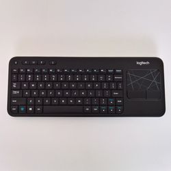 Logitech K400 Computer Keyboard with Built-In Multi-Touch Touchpad & Receiver/Dongle