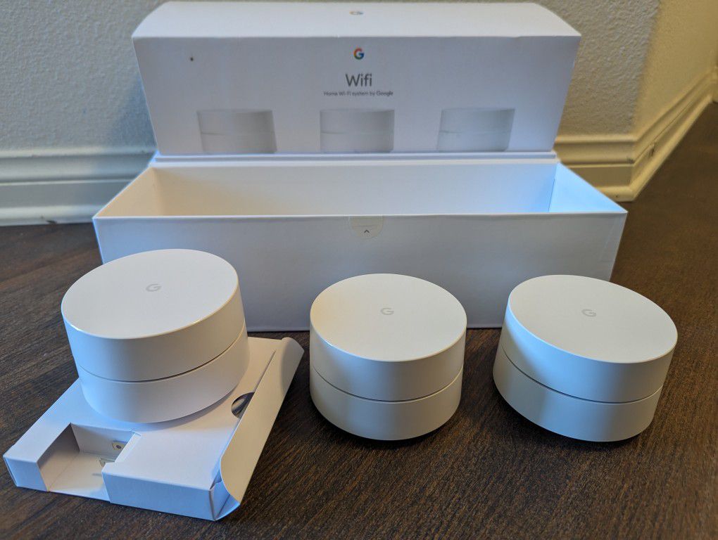 3 For The Price Of 1! Google Wifi Router System 3 Pack - See Description