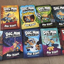 9 Dog Man Hardcover Books
