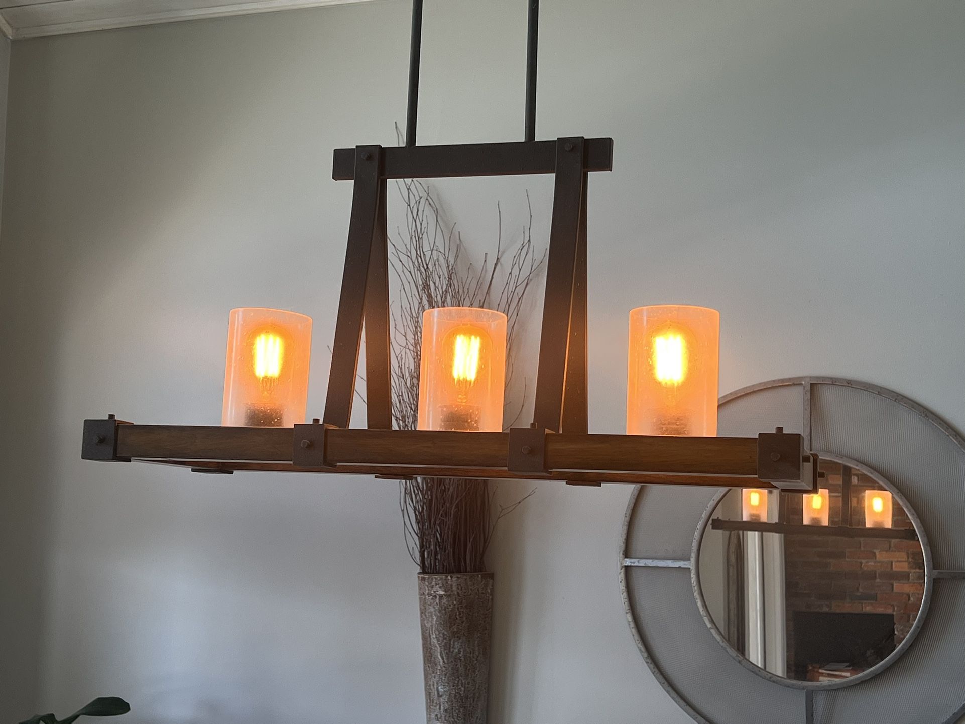 Incredible 3 Tier Hanging Light Fixture With Edison Bulbs 
