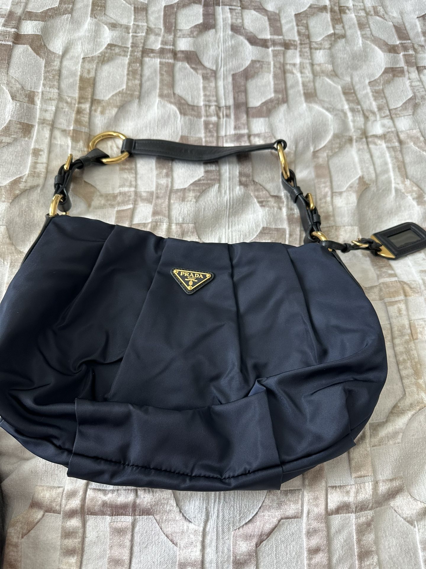 Prada Vinyl Blue Bag