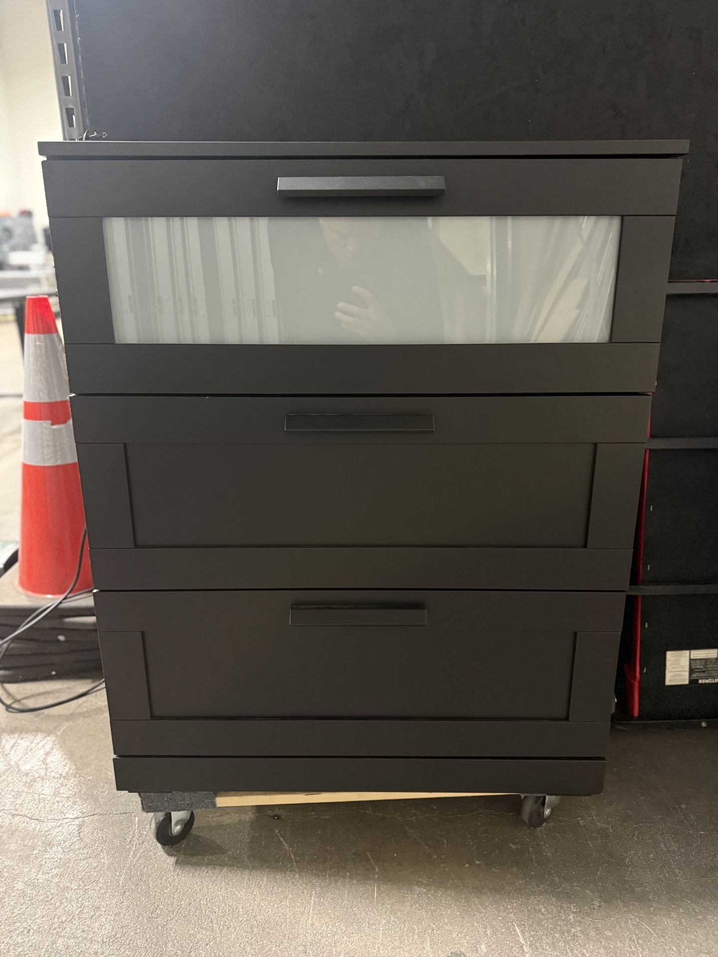 Dark Brown 3 Drawer Dresser