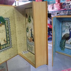 Set de 2 cajas en forma de libros