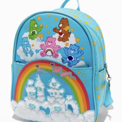 BNWT Care Bears™ Rainbow & White Cloud Kingdom Backpack