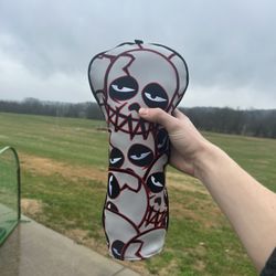 Skull driver headcover