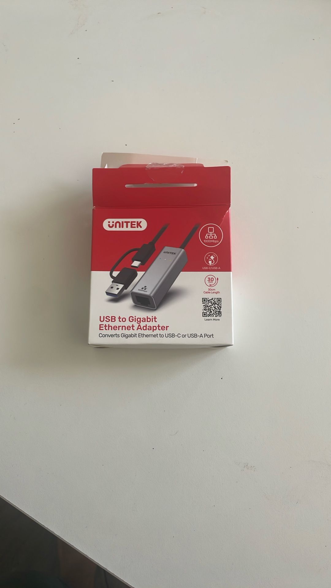 USB to Gigabit Ethernet Adapter