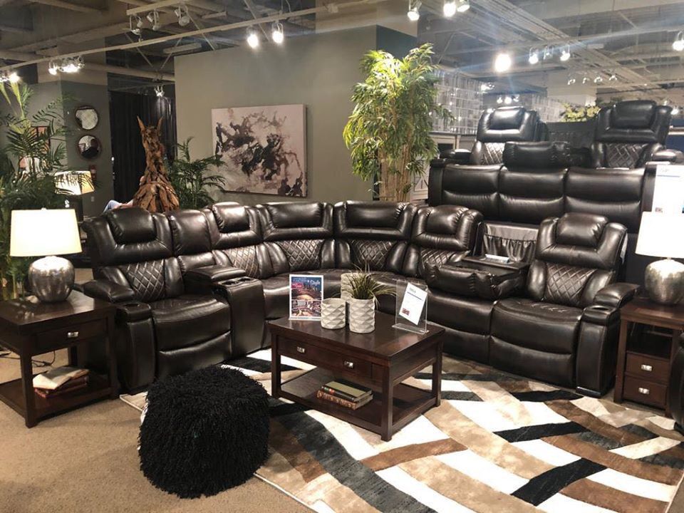 Power reclining sectionals starting @ $1199 $1 down no credit check financing