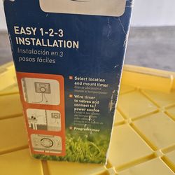 Sprinkler system timer.