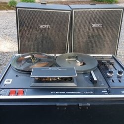 Sony Solid State Stereo Reel To Reel Tape recorder  TC-270