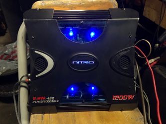 NITRO 1200 Watts 2 channel amplifier