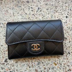 NEW AUTHENTIC Chanel Flap Caviar Wallet