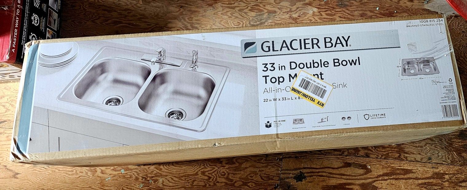 Glacier dubble sink