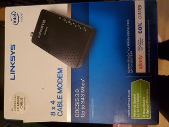 Linksys 8 X 4 Docsis 3.0 Cable Modem Cm3008
