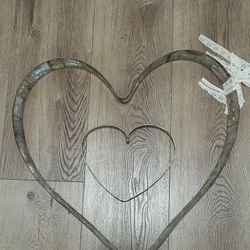 Metal Heart Decor