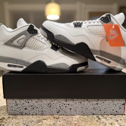 Air Jordan 4 "White Cement" Size 12