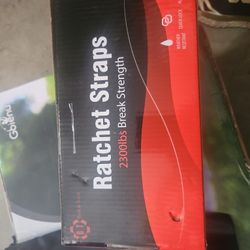 STRAP STANDARD Ratchet Tie Down Straps 4 Pk