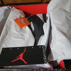 Jordan 3 Black Cement Size 13
