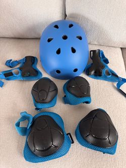 Kids Helmet and Protective Pads Set