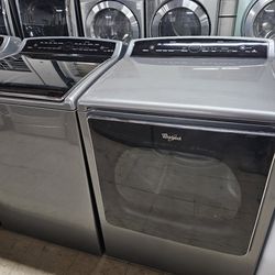 Whirlpool Washer And Dryer Steam Electric 