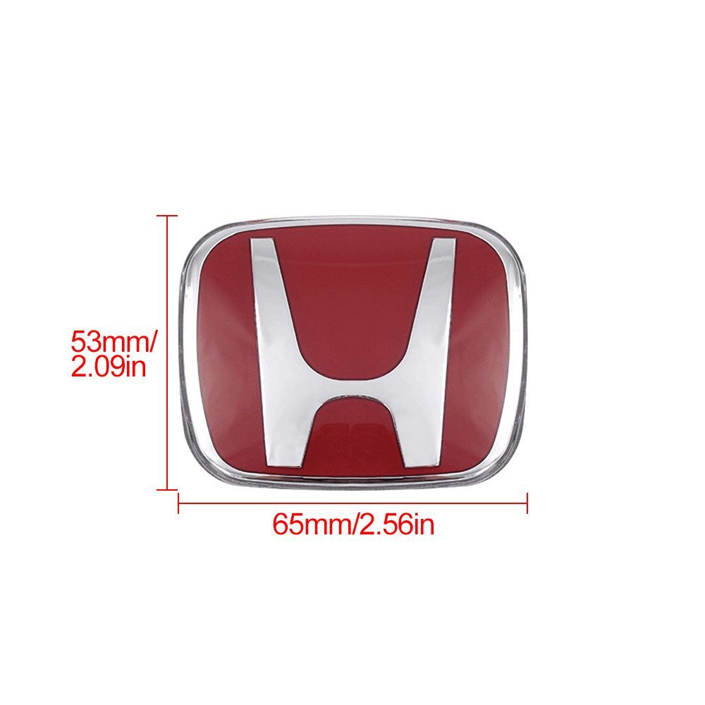 BRAND NEW 1PCS HONDA RED REAR TRUNK H LOGO JDM EMBLEM FOR ACCORD 2023-2025