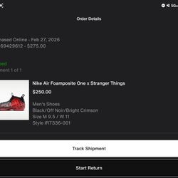 Stranger Things x NIKE AIR FOAMPOSITE 