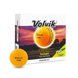Volvik Vivid Twilight Dozen Orange Golf Balls