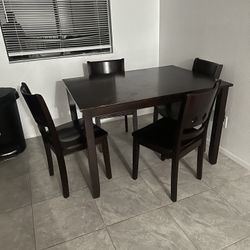 Brown Kitchen Table 