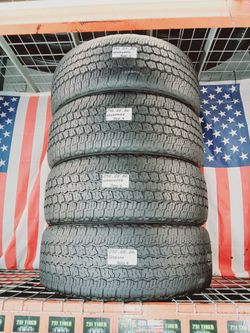 ✔️ Set of 4 Used Tires 275/55R20 GOODYEAR WRANGLER ADVENTURE TERRAIN LT275/55R20 TRUCK SUV JEEP TYRES 275 55 20