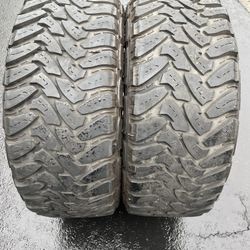 (2) 35x12.50R20 Toyo Mud Terrain 