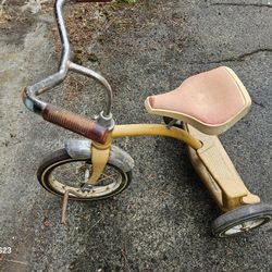 Vintage Child's Steel Tricycle 