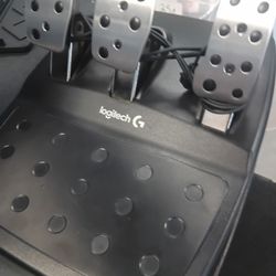Log Tech Foot Pedals For Computer Race Games 