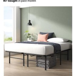 Full size Bed frame and Mattress 