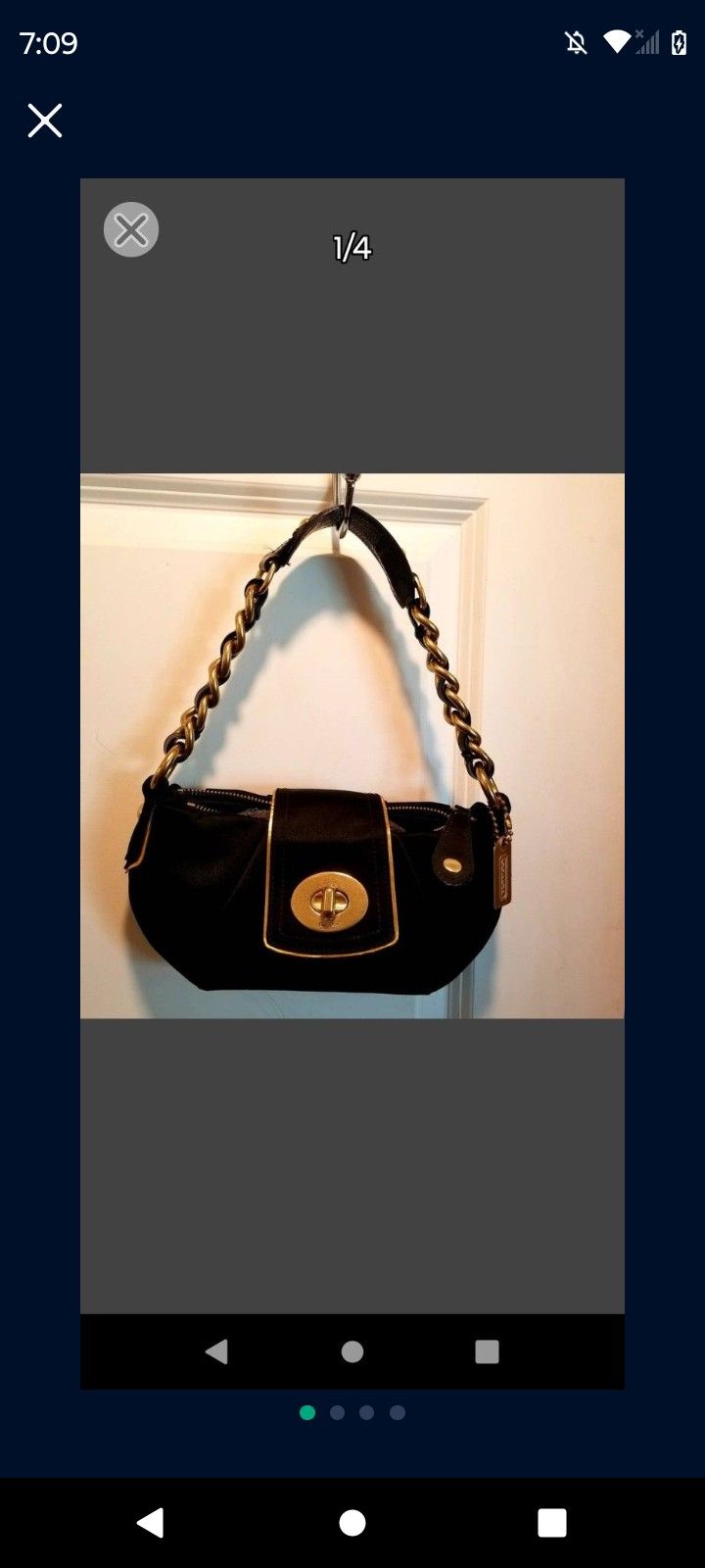 Coach Bag Satin