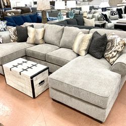 New 144” (2) Chaise Sectional  — IN STOCK 