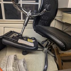 Five Office Chairs With Clone Bases