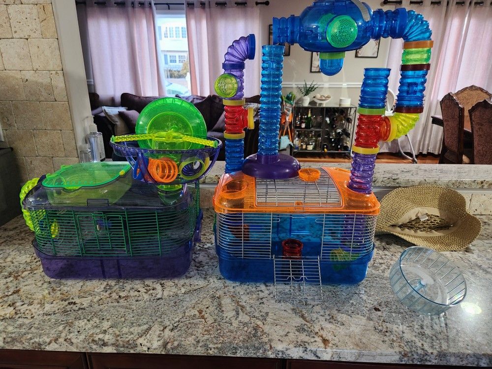 2 cage hamster city