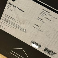 Brand New Alienware Aurora R16, RTX 4080 , Core I9-14900KF 3.2 GHZ