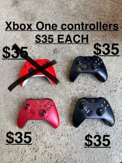 Xbox One controllers $35 EACH (FIRM) all tested  and cleaned