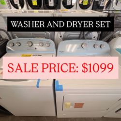 Whirlpool Washer And Dryer Set 