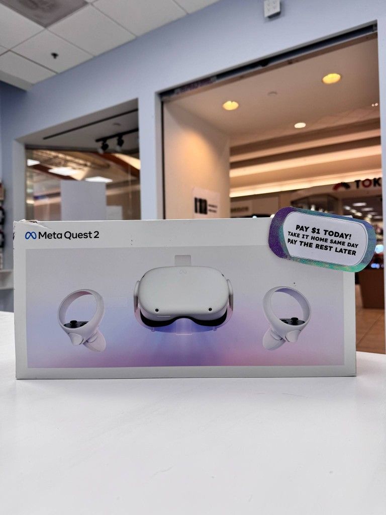 Meta Quest 2 Advanced All In One Virtual Reality Headset New - Pay $1 DOWN AVAILABLE - NO CREDIT NEEDED