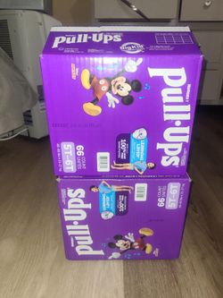 Huggies pull ups TAKE BOTH FOR THE PRICE OF ONE.