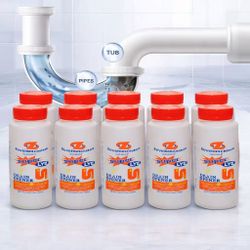 Wild Tornado Pipe Dredge,Powerful Sink Cleaner Powder Fast Foaming for Kitchen Toilet Pipeline Quick Cleaning Tool（12pcs）