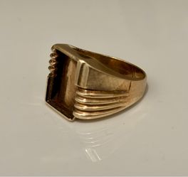 Yellow ring 10k solid gold