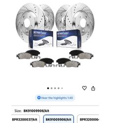 Toyota Tundra/Sequoia/Land Cruiser/Lexus LX Brake And Rotor Kit