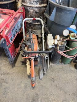 Stihl Quickie Saw on Rolling Frame