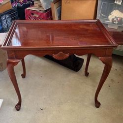Cherry Wood Side Table 