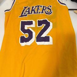 Lakers Jamaal Wilkes #52 Jersey Size XL